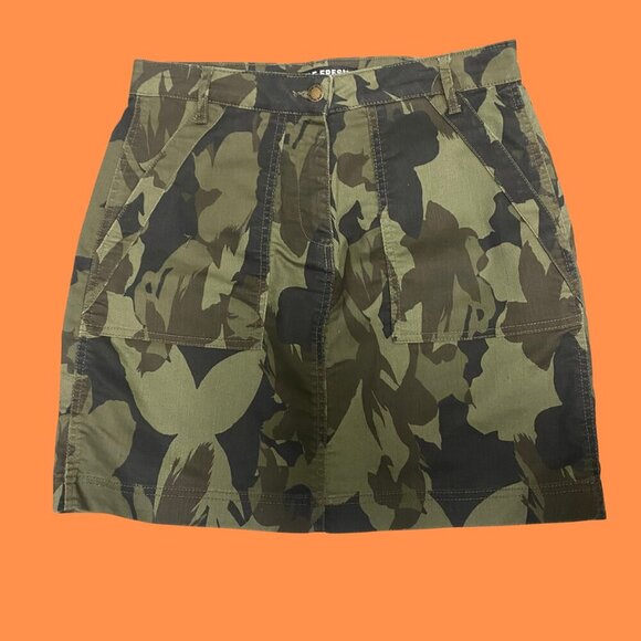 Joe Fresh Camo Utility Mini Skirt – Size 4 - Picture 3 of 9